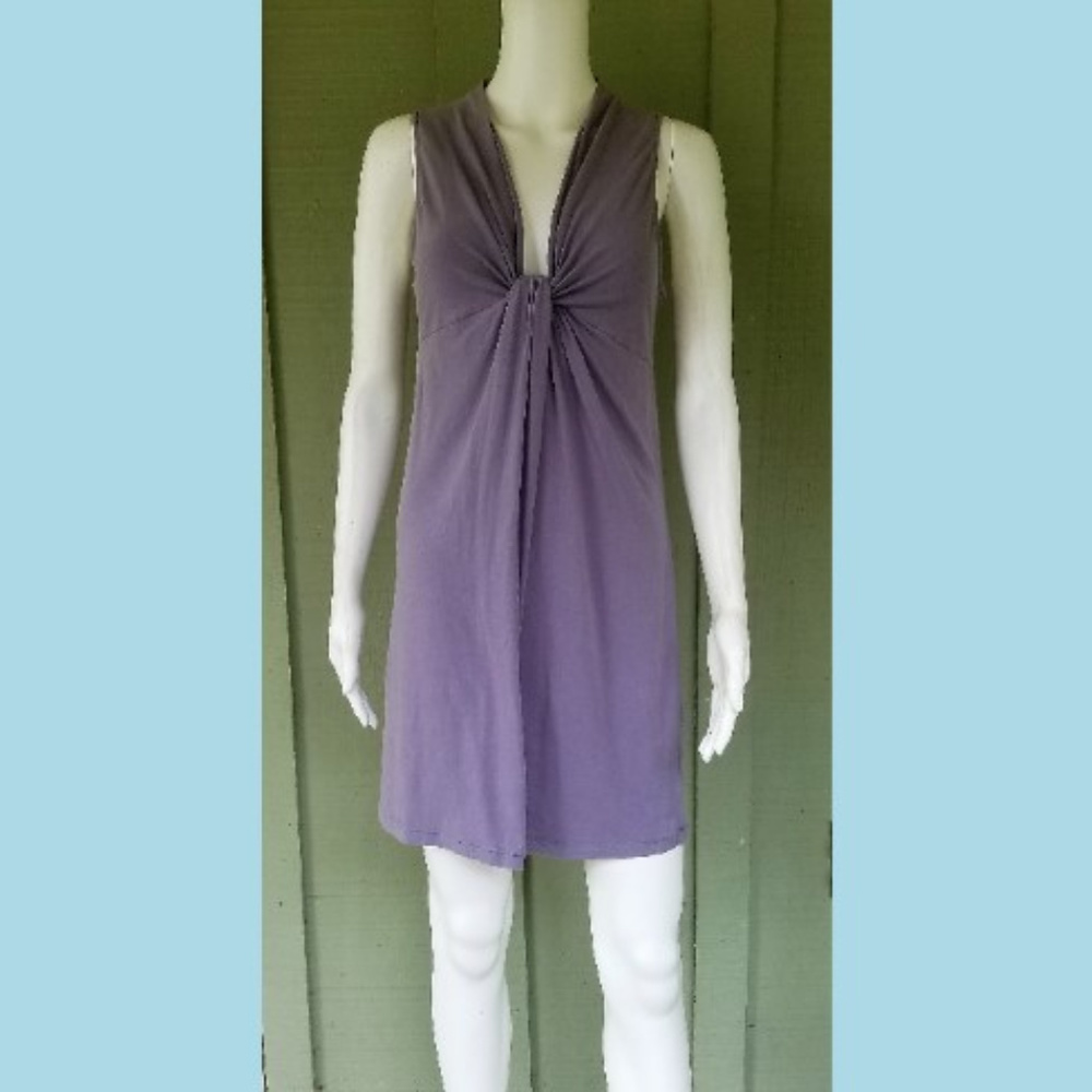 J. CREW Mauve Stretch Cotton Jersey Summer Dress